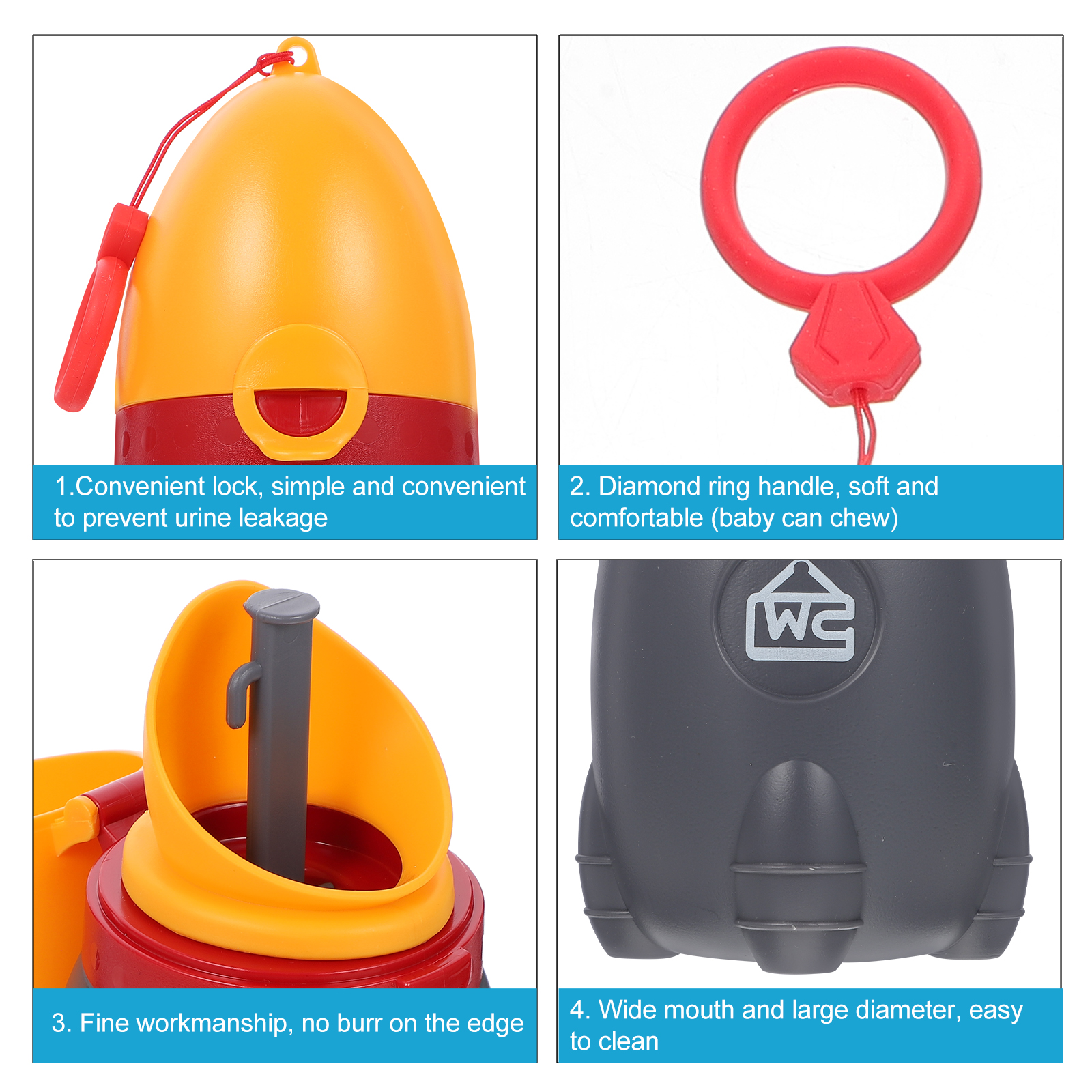 Toddmomy Autos Autos 1 Stücke Pee Flasche Kinder Tragbare Baby Kind Töpfchen Urinal Notfall Toilette Camping Auto Reise Road Trip Pee