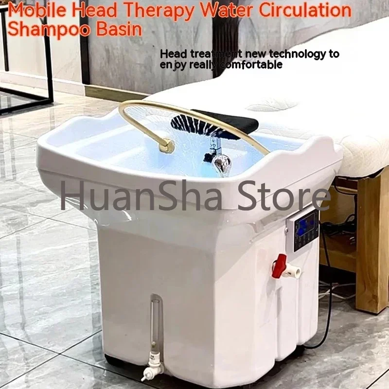 ญี่ปุ่นแชมพูเก้าอี้น้ําอ่างล้างหน้าแต่งหน้า Professional Beauty Salon อ่างล้างหน้าผมหัวสปา Hairdressing เฟอร์นิเจอร์