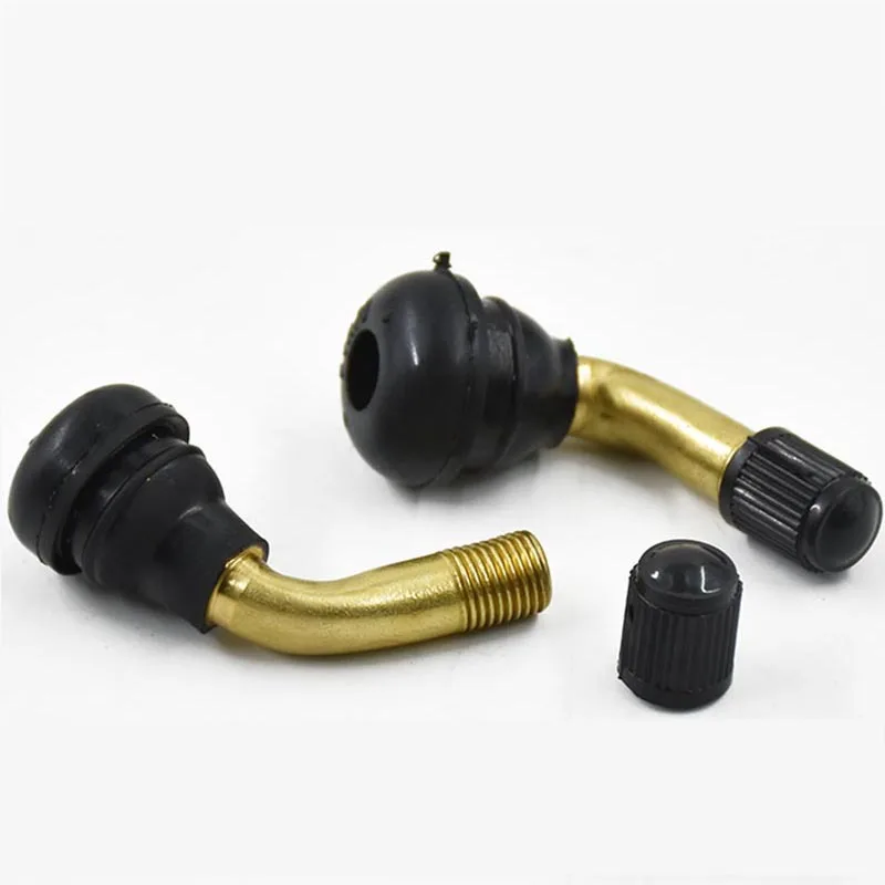 4 stks/set 90 Graden Rubber Hoekstopkraan Voor Tubeless Banden Tepel Voor Tubeless Disc Wiel Tepel (pvr40/pvr50/pvr60/pvr70)