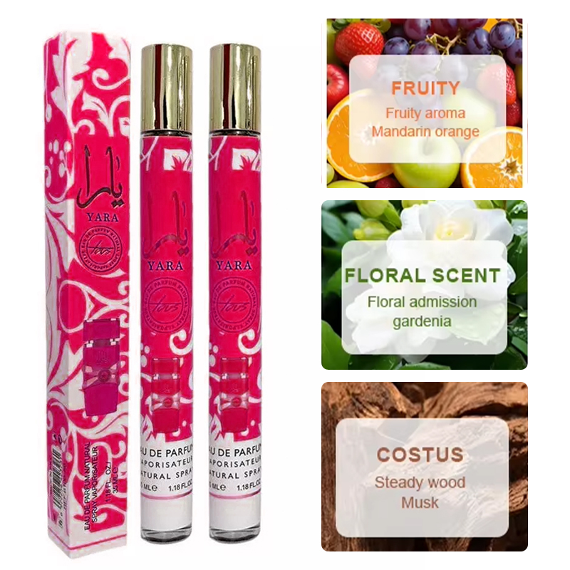 6PCS 35ml Original Yara Parfüm Langlebiger Duft Eau de Parfum Spray Arabische Parfüme Für Männer & Frauen Tragbares Parfüm