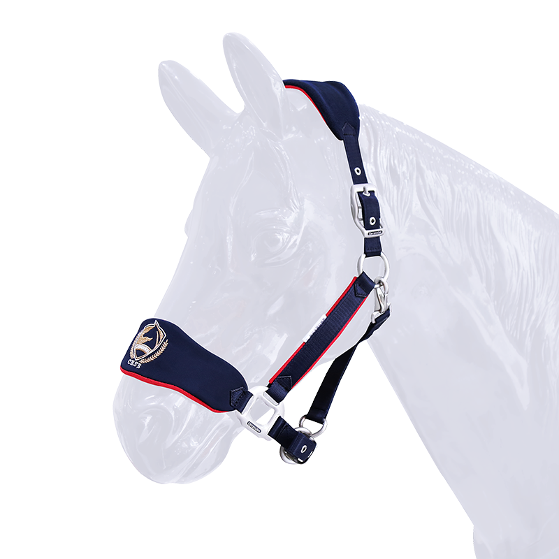 คุณภาพสูง Equestrian Halter Anti-Wear ปรับ Bridle เมื่อขี่ม้าอานเครื่องมืออุปกรณ์กีฬากลางแจ้ง