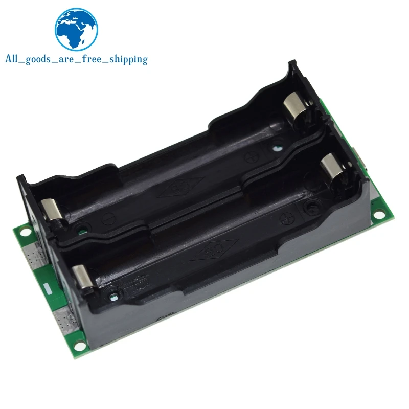 TZT Type-C 15W 3A Fast Charge UPS Power Supply / 18650 Lithium Battery Charger Module DC-DC Step Up Booster Converter 5V 9V 12V