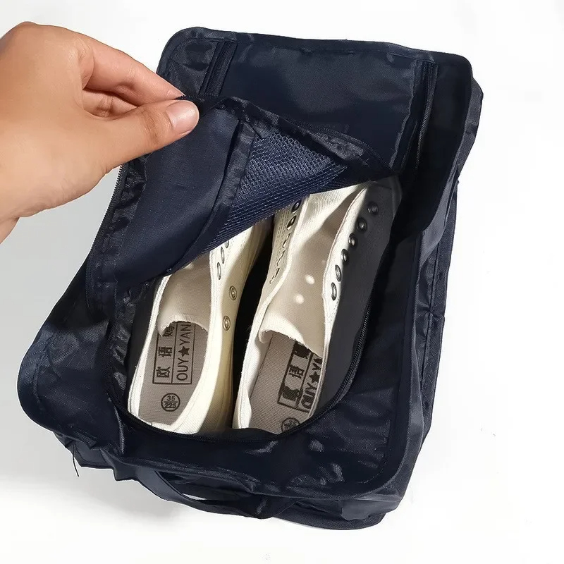 Travel Storage Portable Sneaker Bag Waterproof Breathable Single Shoe Storage Foldable Portable Small Shoe Organizer 7 Colors