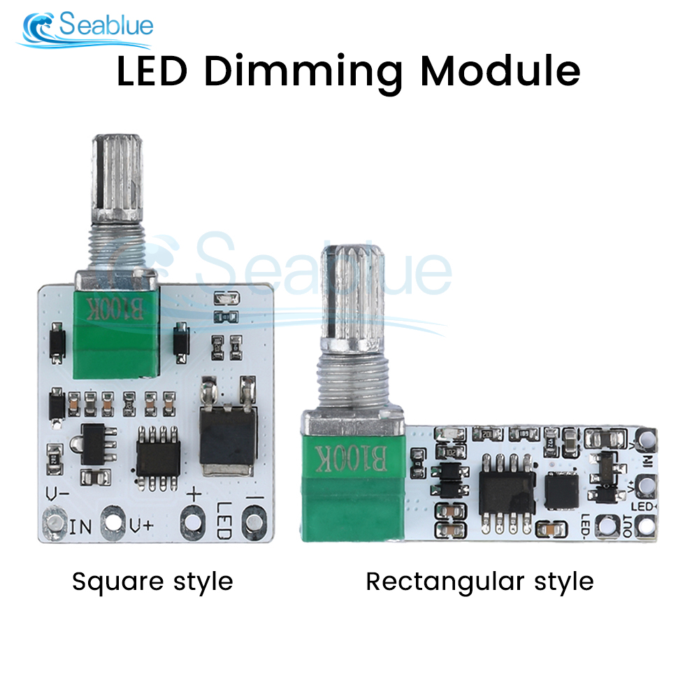 DC6-24V LED Mini Dimmer Konstante Spannung Licht Bar Mikroskop Live Füll Licht Kleine Schreibtisch Lampe Knopf Potentiometer Stepless Modul