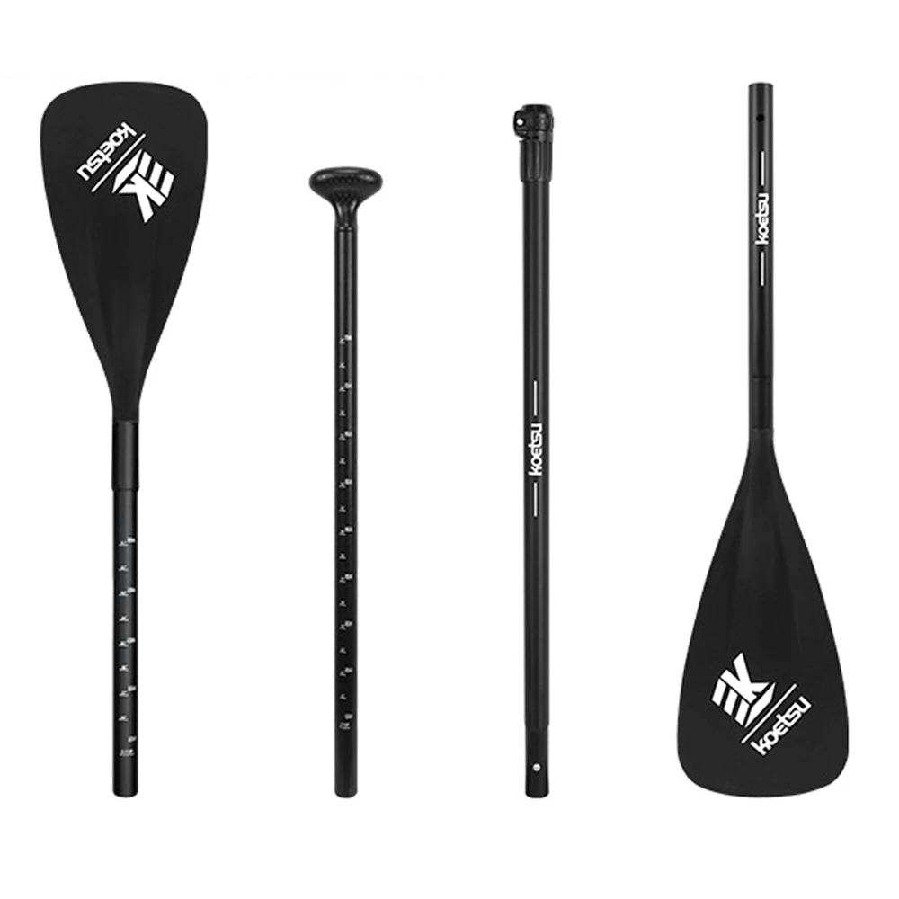 Pagaie SUP réglable en alliage d'aluminium, planche à pagaie rétractable Portable, pagaies simples et à Double extrémité