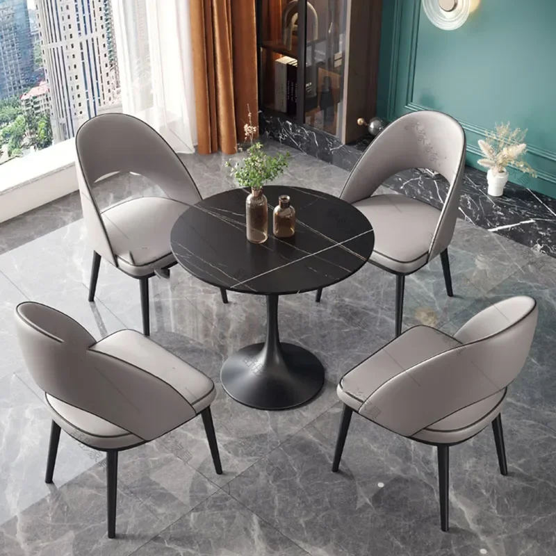 Luxo moderno conjunto de mesa de centro design nórdico pequeno funky mesa de centro conjunto chão mesa de jantar basse de salão de beleza móveis do quarto