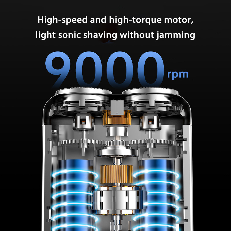 Xiaomi 남성용 면도기 IPX7 방수 Type-C 휴대용 충전식 미니 여행 로터리 나이프 전기 면도기 헤어 수염 트리머