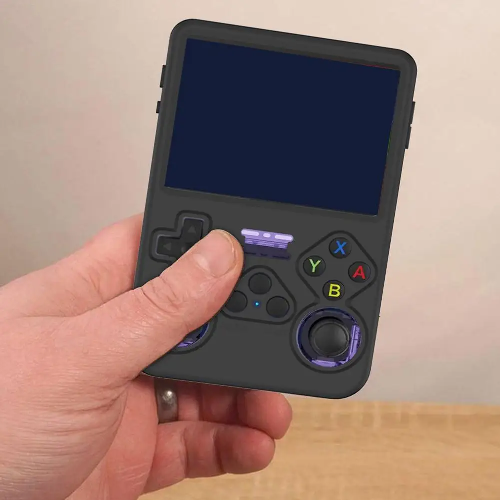 Silicone Case For R36S Handheld Game Console Silicone Protective Cover Anti-Scratch Storage Box Soft Shell