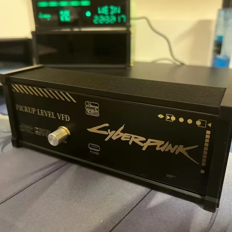 Misuratore di livello VU analogico elettronico Controller vocale con luce RGB con decorazioni desktop retroilluminate