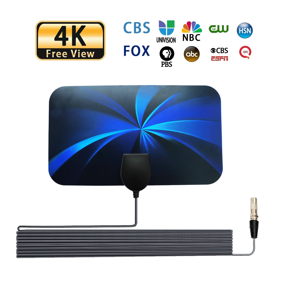 テレビ,地面の波,hdtv,hdtv,車のアンテナ,rv,旅行,スマートテレビ用のデジタル屋内ミニアンテナ