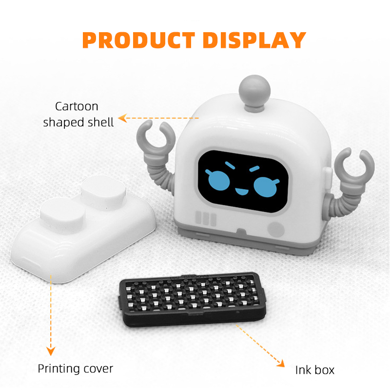 Customized children's name stamp,personalized waterproof stamp for clothing,Men's and women's personalized ink pad stamps