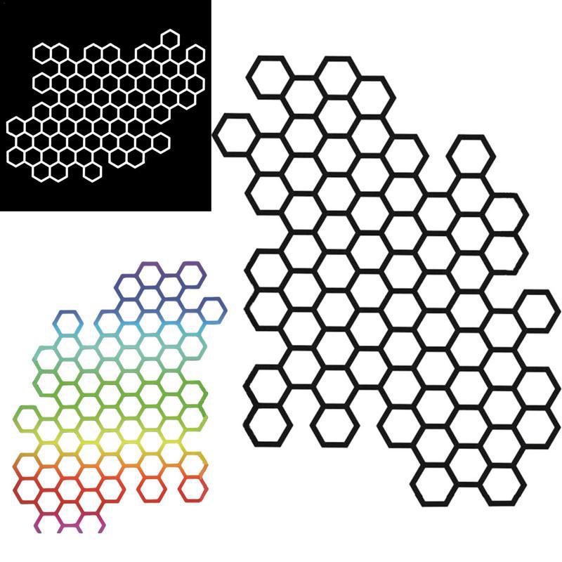 Honeycomb Open Style Motorcycle Stickers for Auto Window Body Cool Modified Tail Lights Stickers Racing Helmet Vinyl Decals