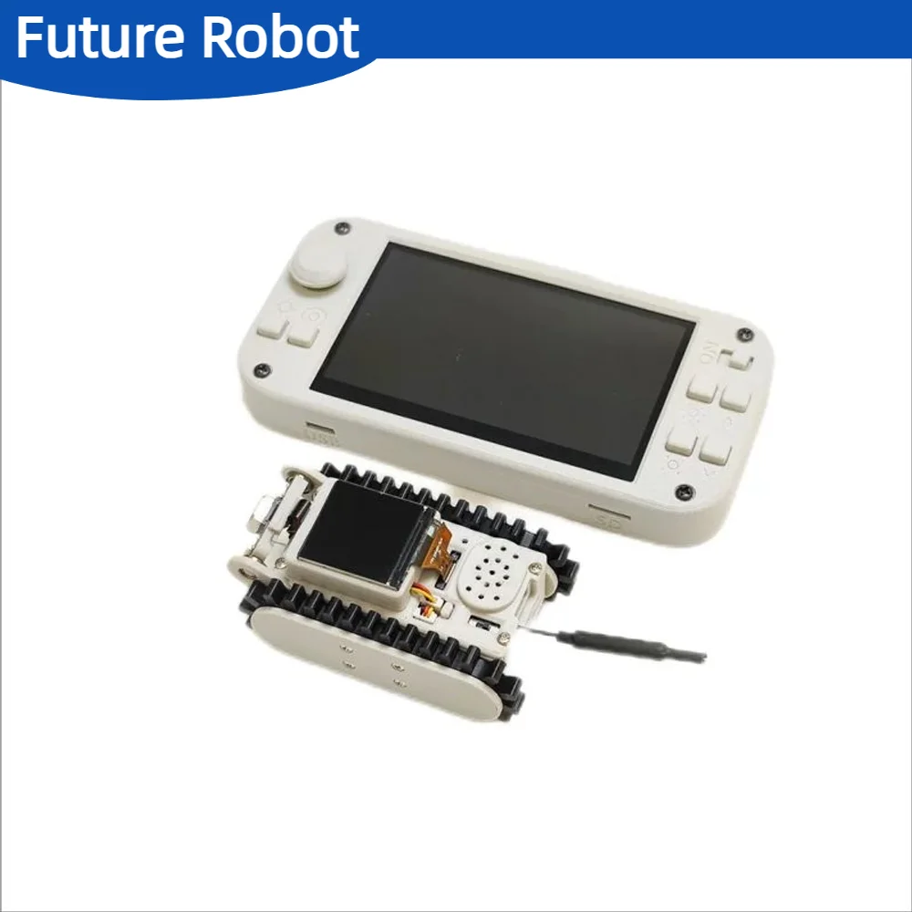 Pipeline Inspektion Drahtlose Video RC Auto Track Roboter mit Kamera Maker Lehre ESP32 Scannen Code Netzwerk DIY Programm Spielzeug