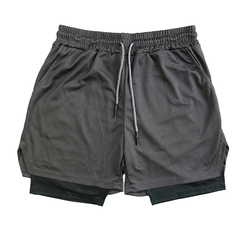 Short multi-poches pour hommes, short de Fitness, décontracté, sport de plage, doublé, slim, Style quotidien, maille, Camouflage, short de course
