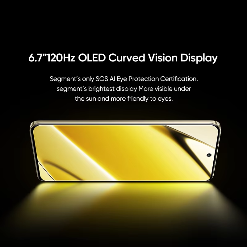 Globale Version Realme 13 Pro Plus 5G Smartphone Snapdragon 7s Gen 2 120 Hz gebogenes Sichtdisplay 80 W SUPERVOOC Charge AI Imaging