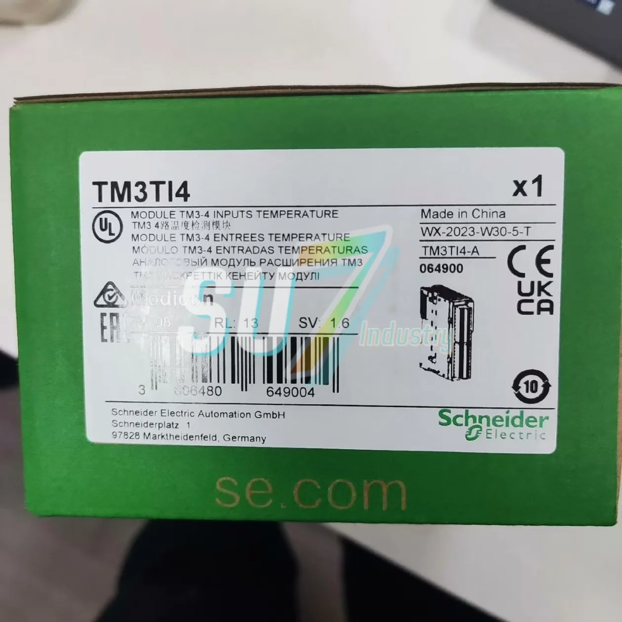 Módulo PLC TM3DQ32TK TM3TI4 Novo original