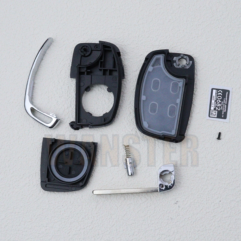 3 4 ボタン車のキーケース Fob ハウジングキーシェルヒュンダイ IX35 I20 I45 I40 IX45 HB20 サンタフェ IX35 ツーソンソラリスエラントラヴァーナ
