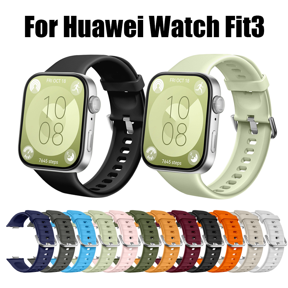 スポーツシリコンストラップ Huawei 社ウォッチフィット 3 交換用リストバンドブレスレット Huawei 社ウォッチ Fit3 コレアストラップ