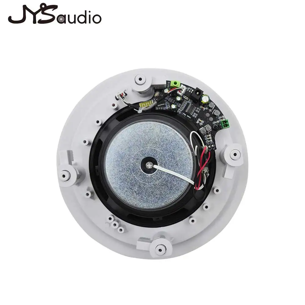 Coaxial Bluetooth 6” Ceiling Mount Speaker Full Range Active Coxial Speaker 30W Home Theater Retail Classroom Audio Center SPK