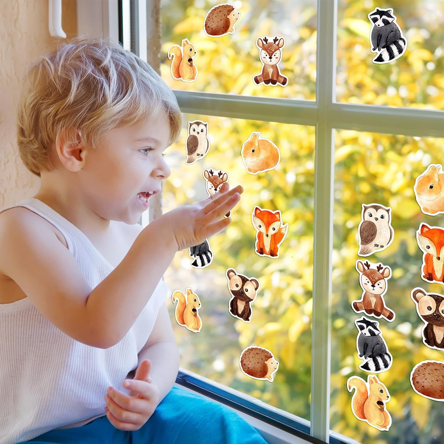 100-500 個かわいい動物ステッカー報酬ステッカー子供のための学生のためのモチベーションギフト装飾ラベル文房具ステッカー