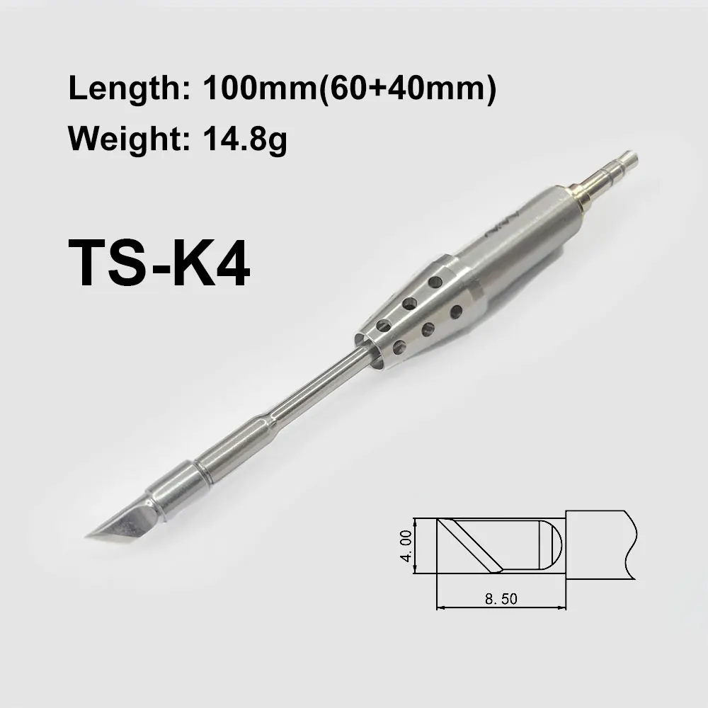 Originale TS1C TS80P Saldatore di Ricambio Punte Miniware Stazione di Saldatura Senza Fili Strumenti di Saldatura Accessori TS-B02 TS-K4