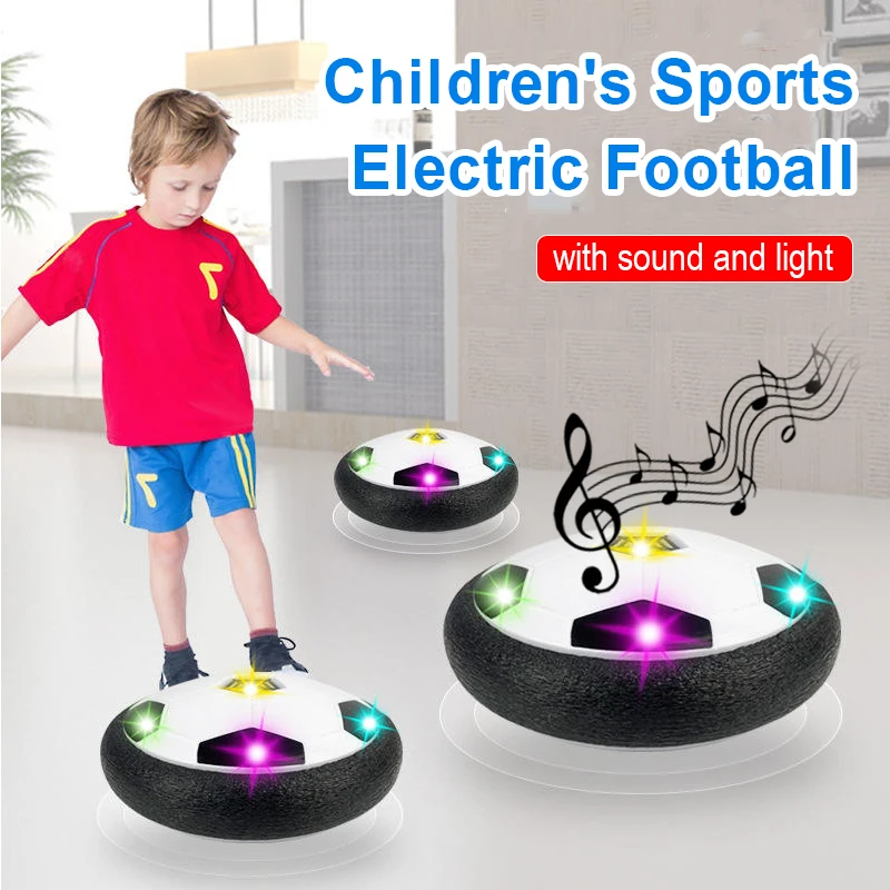 Suspension Air ฟุตบอลไฟฟ้า Levitate ของเล่นกีฬา ABS Hover ลูกฟุตบอลพร้อมไฟ LED หลีกเลี่ยงการชนในร่มสําหรับของเล่นเด็ก