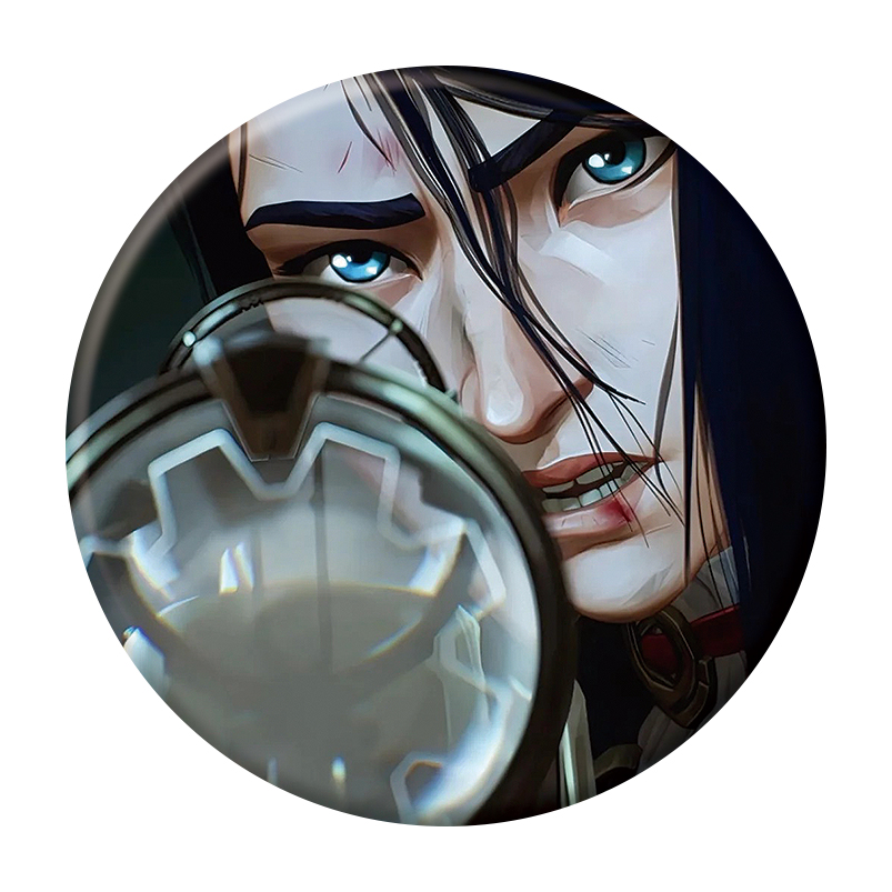 新しい秘術シーズン 2 ボタンピン襟ブローチ Vi ジンクスケイトリン服リーグ伝説のジュエリー装飾ギフト帽子かわいいバッジラペル