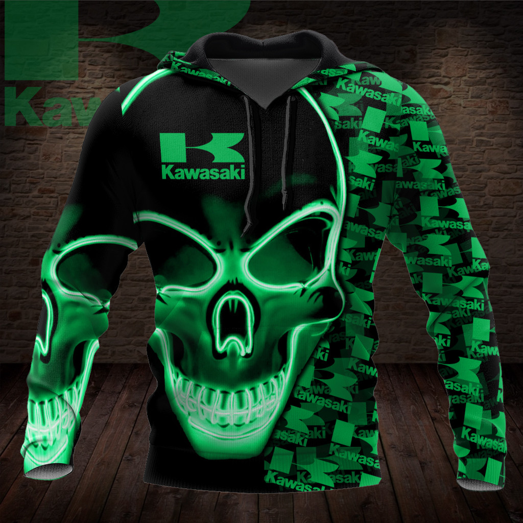 KAWASAKI เสื้อกันหนาวชุดรถจักรยานยนต์ขนาดใหญ่ Hoodie Unisex Mens เสื้อผ้ากีฬาเอ็กซ์ตรีมเด็กชุดแข่งผู้ชายคุณภาพสูง