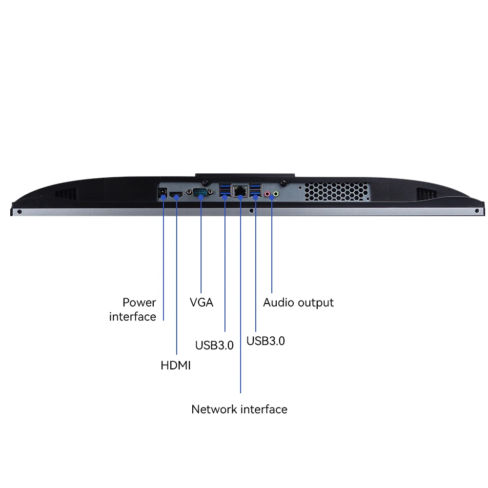 AOC All-in-One Business Desktop AMD R5 5600G 23.8" 16GB RAM 512 GB SSD Windows 11 Home Wi-Fi Adjustable Angle Office Work