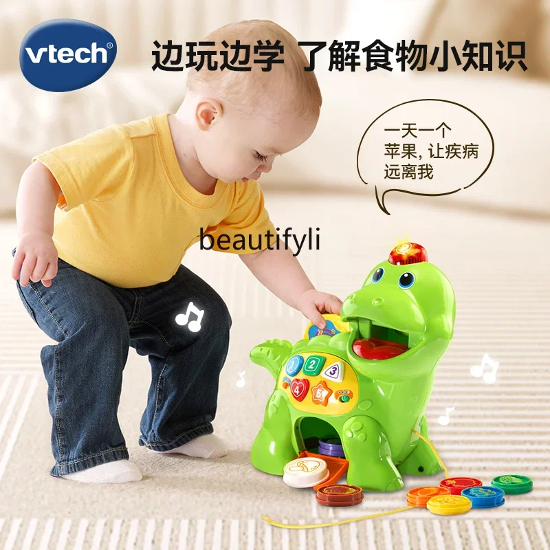 赤ちゃんのための早期教育玩具,ハウスパズル,小さな恐竜のなだめるような遊び,給餌ゲーム,0〜3歳