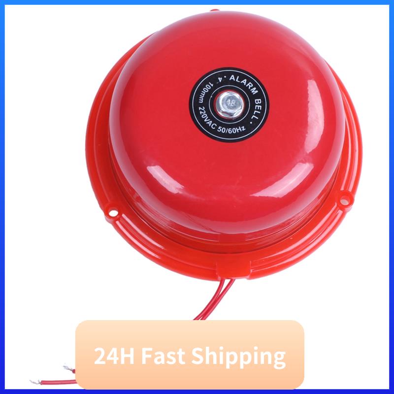 T30C New AC 250V/12V DC 12V Resettable Manual Call Point Fire Alarm Pull Station & AC 220V 100Mm Schools Fire Alarm