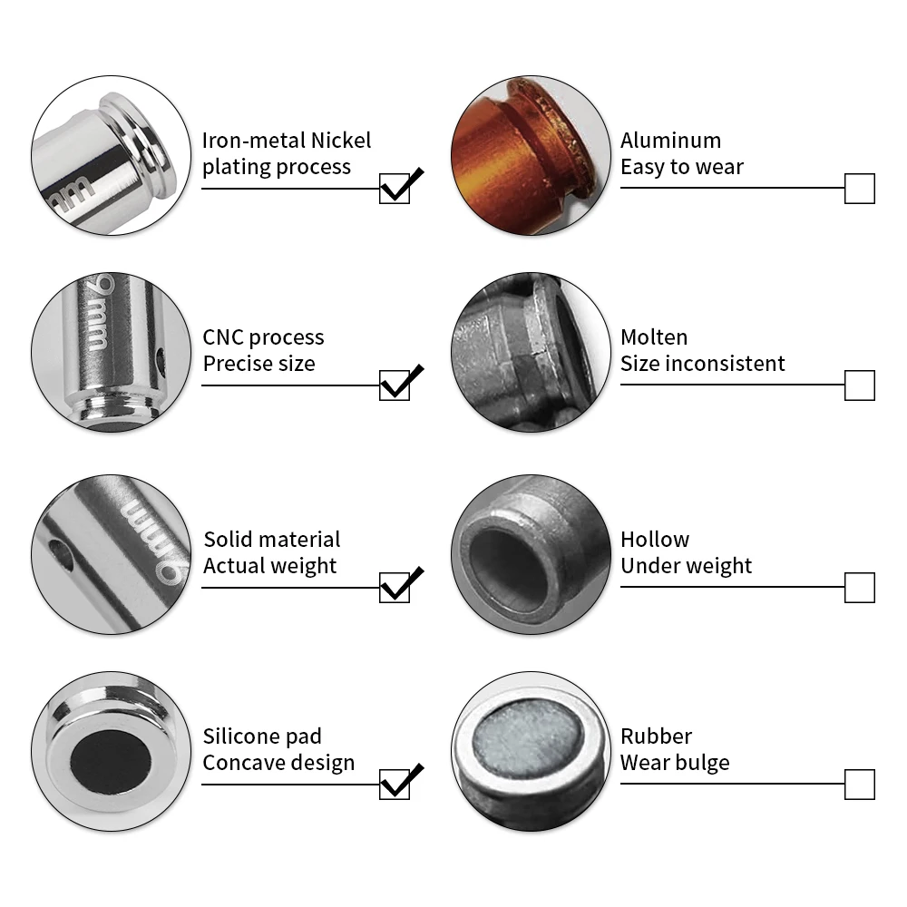 9MM Dummy round Practice playing Training bullets 10/20pcs