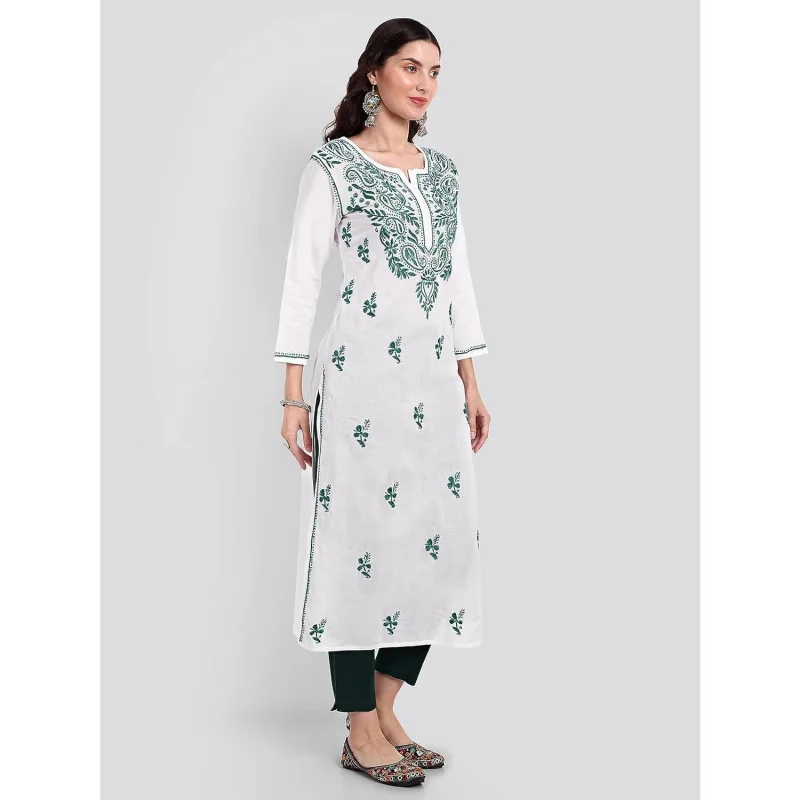 Kleid Damen Freizeitkleid Langarm Gerade Lässig Ethnische Blume Mandarin V-Ausschnitt Rund Normale Größe 3D-Design Geeignet
