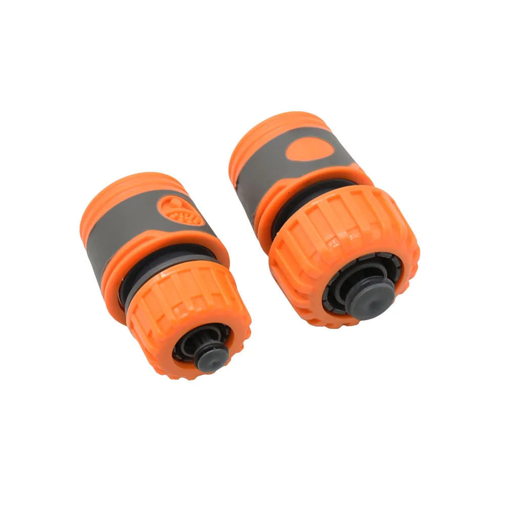 Conector rápido para manguera de jardín, acoplador de tubería de 1/2 3/4 y 1 pulgada, conector de parada de agua, junta de reparación de 16/20/32mm, accesorio para sistema de riego