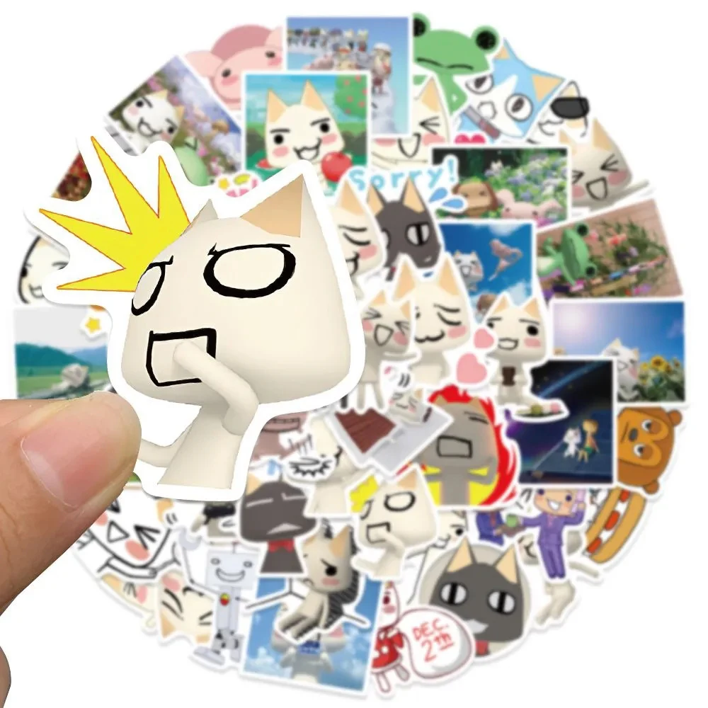 10/30/50PCS Toro Inoue แมวการ์ตูนสติกเกอร์น่ารัก DIY จักรยานกระเป๋าเดินทางกีตาร์แล็ปท็อปกันน้ํา Graffiti สติกเกอร์ของเล่น