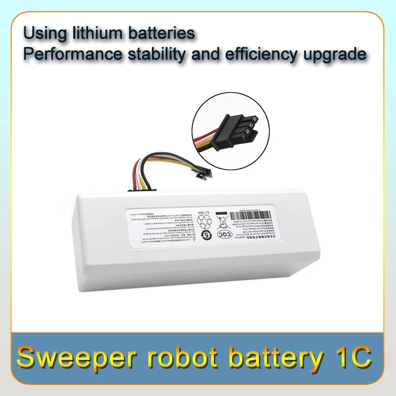 Новый аккумулятор 14,4 В 12800 мАч P1904-4S1P-MM для Xiaomi Mijia 1C STYTJ01ZHM, робот-пылесос, швабра, аксессуары, аккумулятор