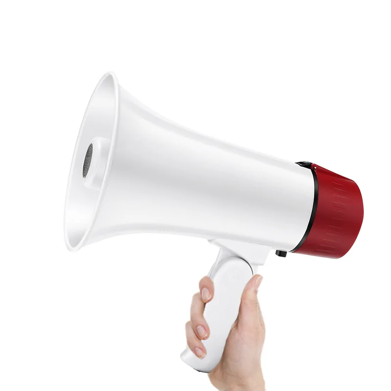 20W Handheld Loudspeaker Foldable Outdoor Stall Recording Hawking Speaker C Port Loud Sound Amplifier