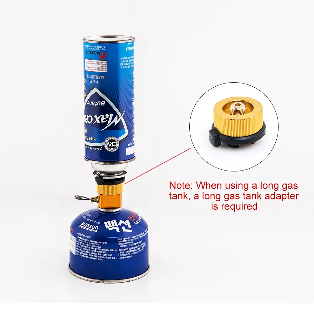 Widesea Bếp Cắm Trại Propane Đổ Bộ Chuyển Đổi Khí Đốt Khí Làm Đầy Butan Xi Lanh Xe Tăng LPG Bảo Vệ Trang Bị Cắm Trại