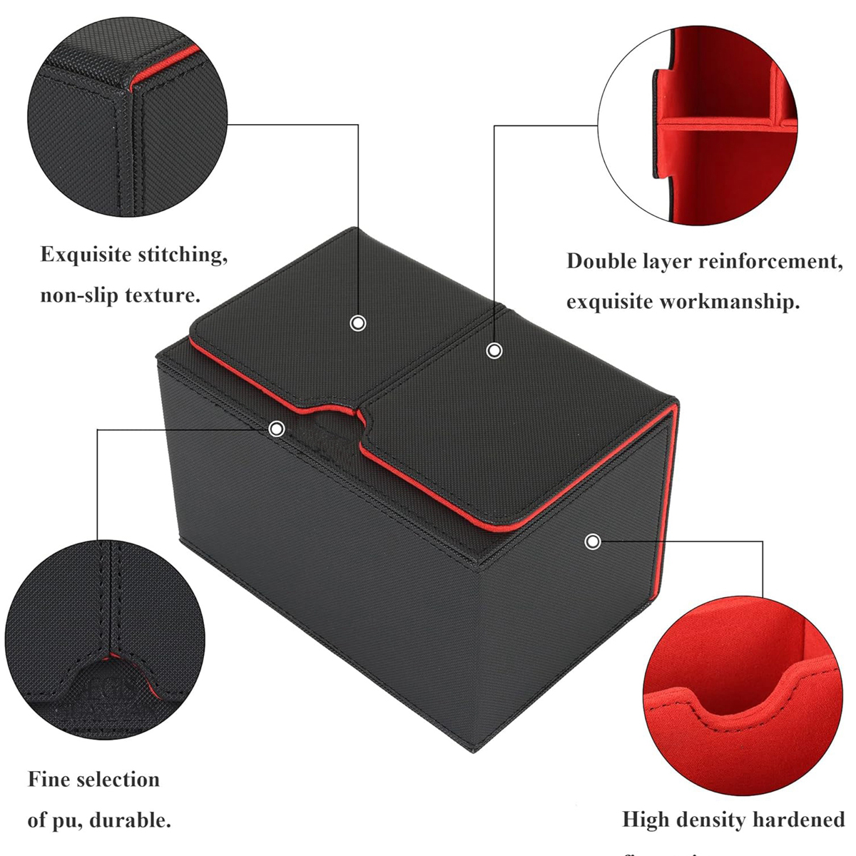 1Pc トレーディングカードケースデッキボックス収納趣味保護 TCG MTG 耐久性のある野球カードホルダーディスプレイカードケース