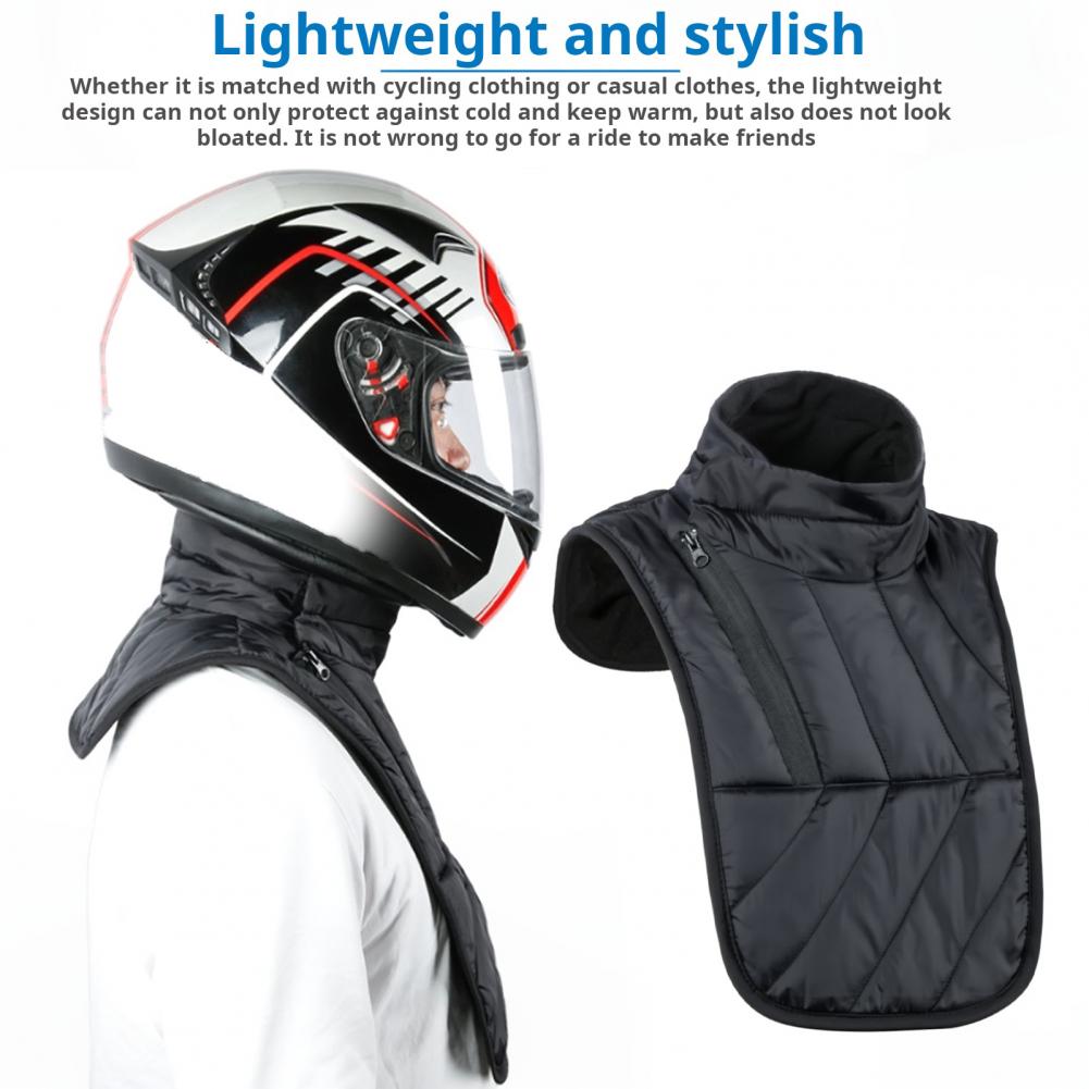 Thermal Down Scarf Windproof Thermal Neck Warmer for Men Women Motorcycle Neck Guard Chest Warmer Ideal for Cycling Skiing
