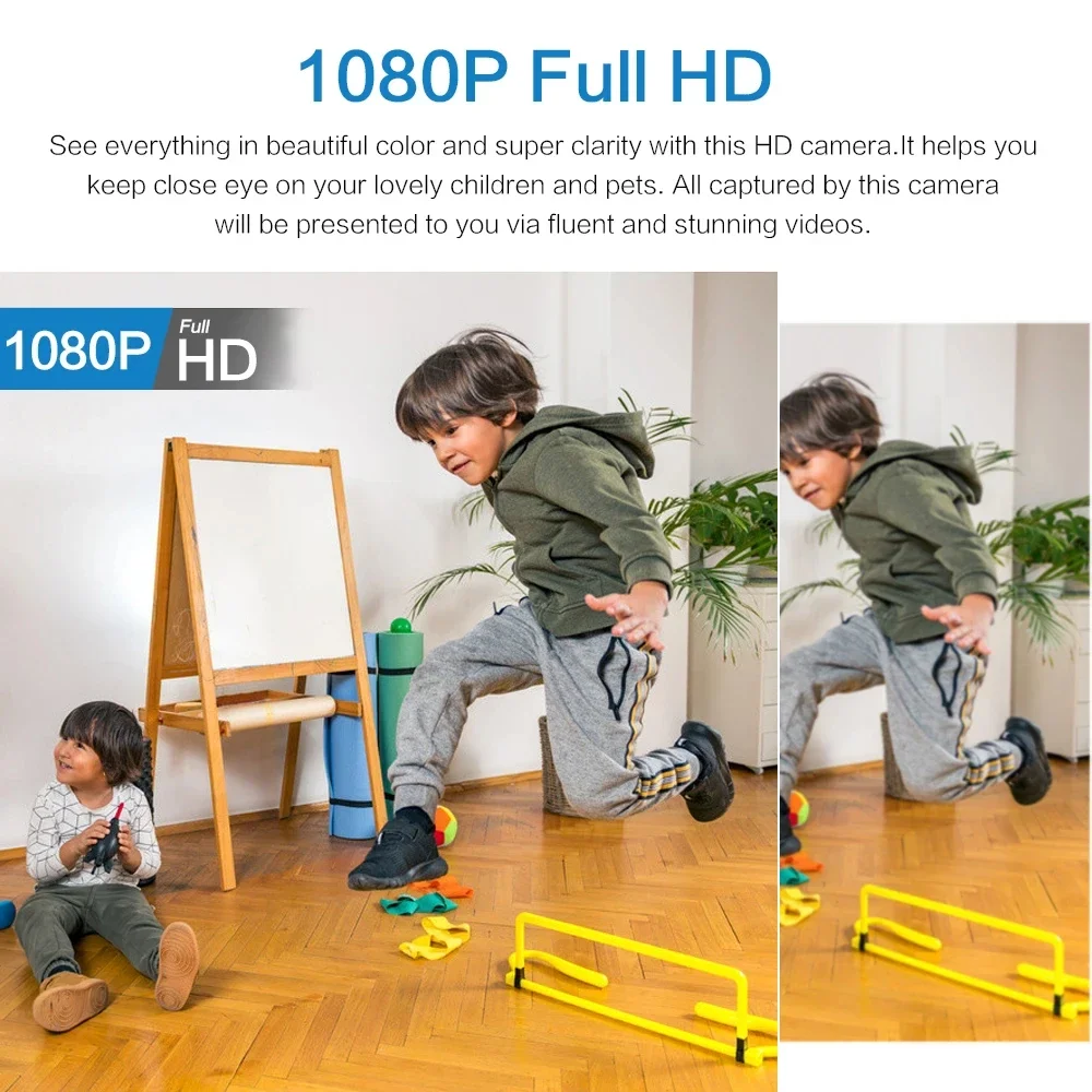 Mini cámara 4k HD 1080p, cámara web inalámbrica wifi, cámaras ultra espías, visión nocturna infrarroja oculta, detección de movimiento, gran angular