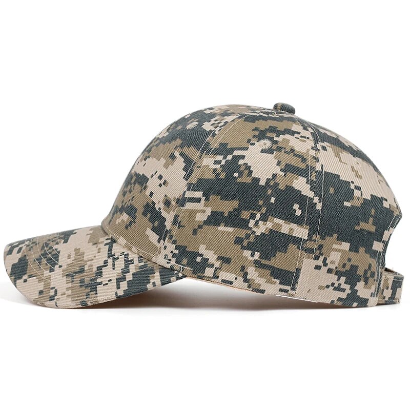 Unisex Light Plate Army Camouflage Baseball Caps Frühling und Herbst Outdoor Verstellbare Freizeithüte Sonnenschutzhut