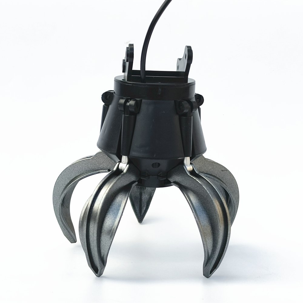 Garra manipuladora com controlador, bola de plástico, garra do motor para braço robótico, braçadeira de escavadeira UAV, brinquedos programáveis DIY Kit