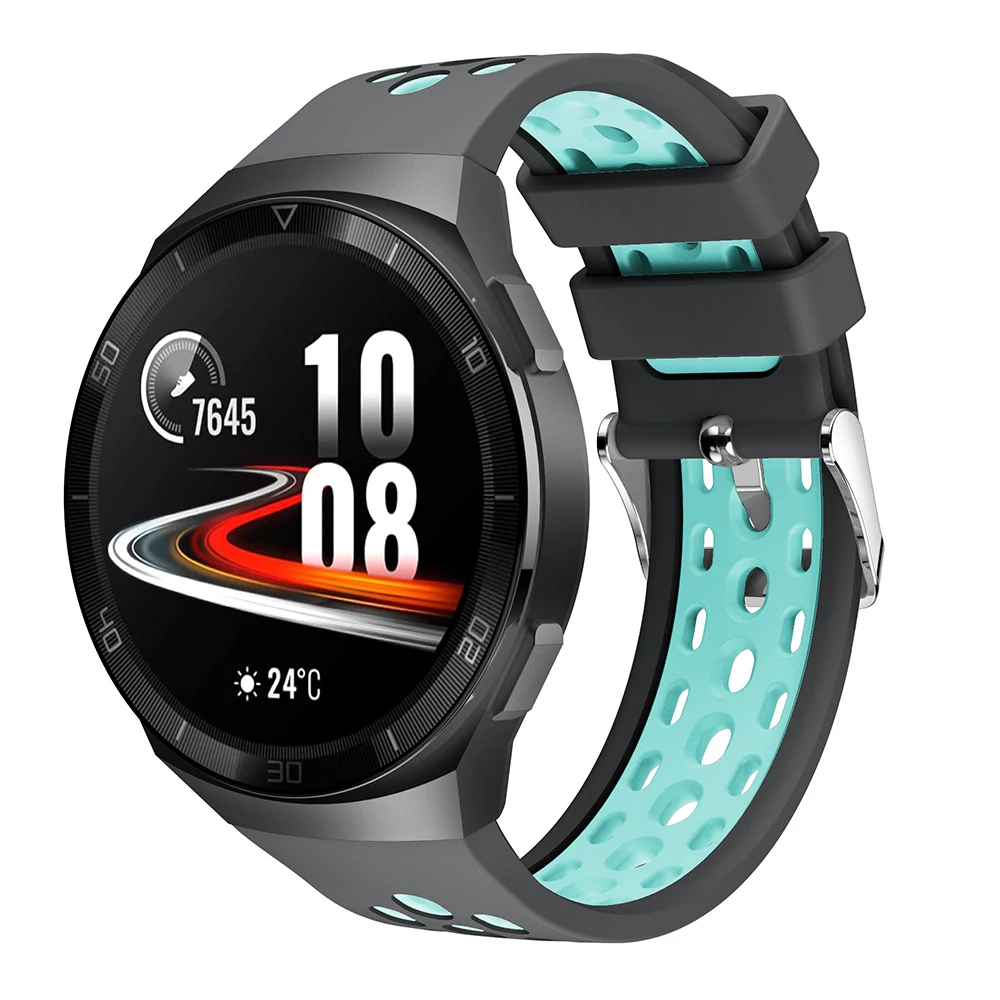 Correa de reloj de silicona de 22 mm para Huawei Watch GT 2e GT2e Smart Watch Band