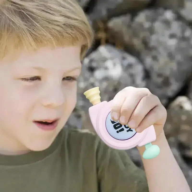 Bop it único ou duplo modo crianças bop macaron cor jogo de memória eletrônica com chaveiro e sons para crianças adolescentes