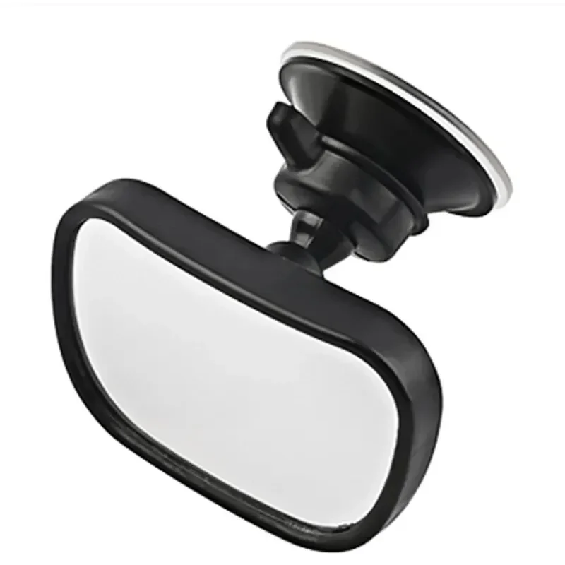 Mini assento de carro infantil traseiro, espelho convexo traseiro ajustável, monitor infantil, no carro, 2 em 1