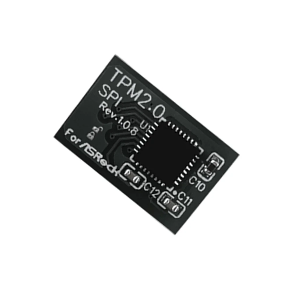 TPM 2.0 การเข้ารหัสความปลอดภัยโมดูลรีโมทคอนโทรล 14 Pin SPI TPM2.0 โมดูลความปลอดภัยสําหรับเมนบอร์ด ASROCK