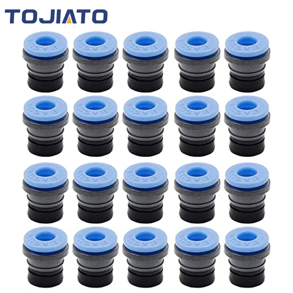 3D Printer Extruder Parts Bowde ECAS04 Pneumatic Fitting Straight Quick in Print Extruder Embedded Collet Clips for PTFE Voron