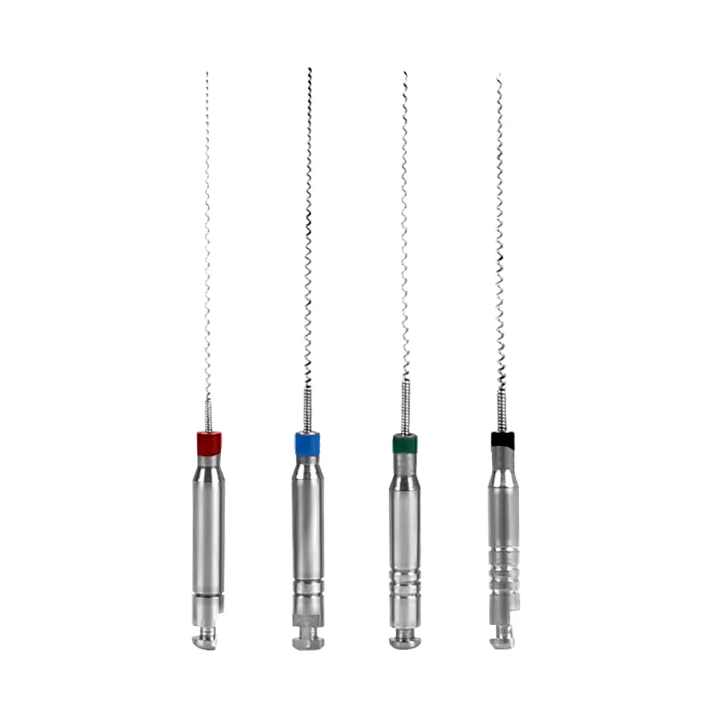 ELIJAH 4 teile/schachtel 21/25mm Dental Lentulo Paste Träger Endodontie Reibahlen Bohrer Burs Endo Dateien Zahnarzt Materialien instrument