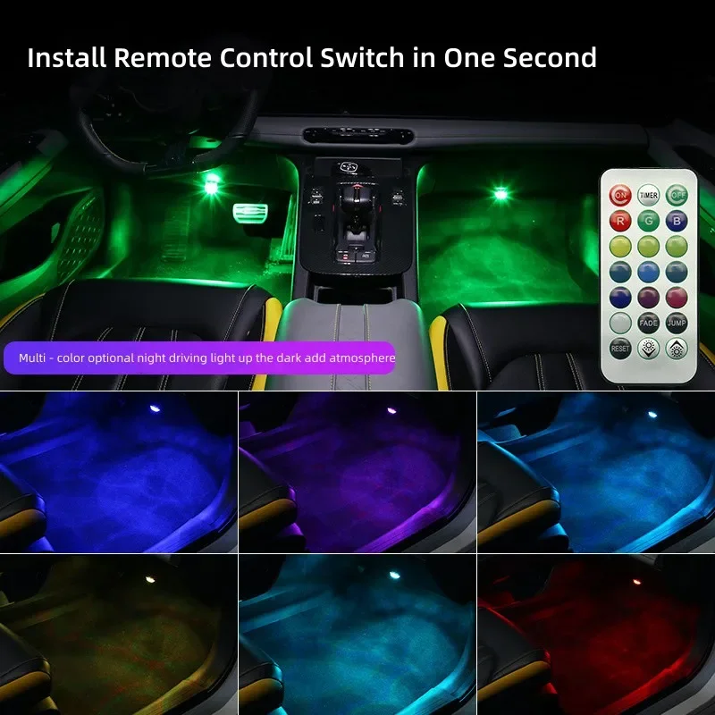Control remoto inteligente inalámbrico LED noche Iight IP67 atmósfera del hogar impermeable, sala de juegos, decoración DIY, vida útil larga